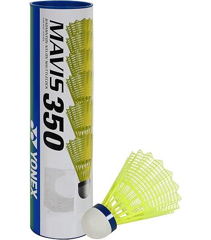 Amazon.com : Yonex Mavis 350 Badminton Ball Set of 5 x 6